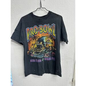 Salem Sportswear Vintage Pro Bowl Shirt 1995 Single Stitch, Huge Graphic READ